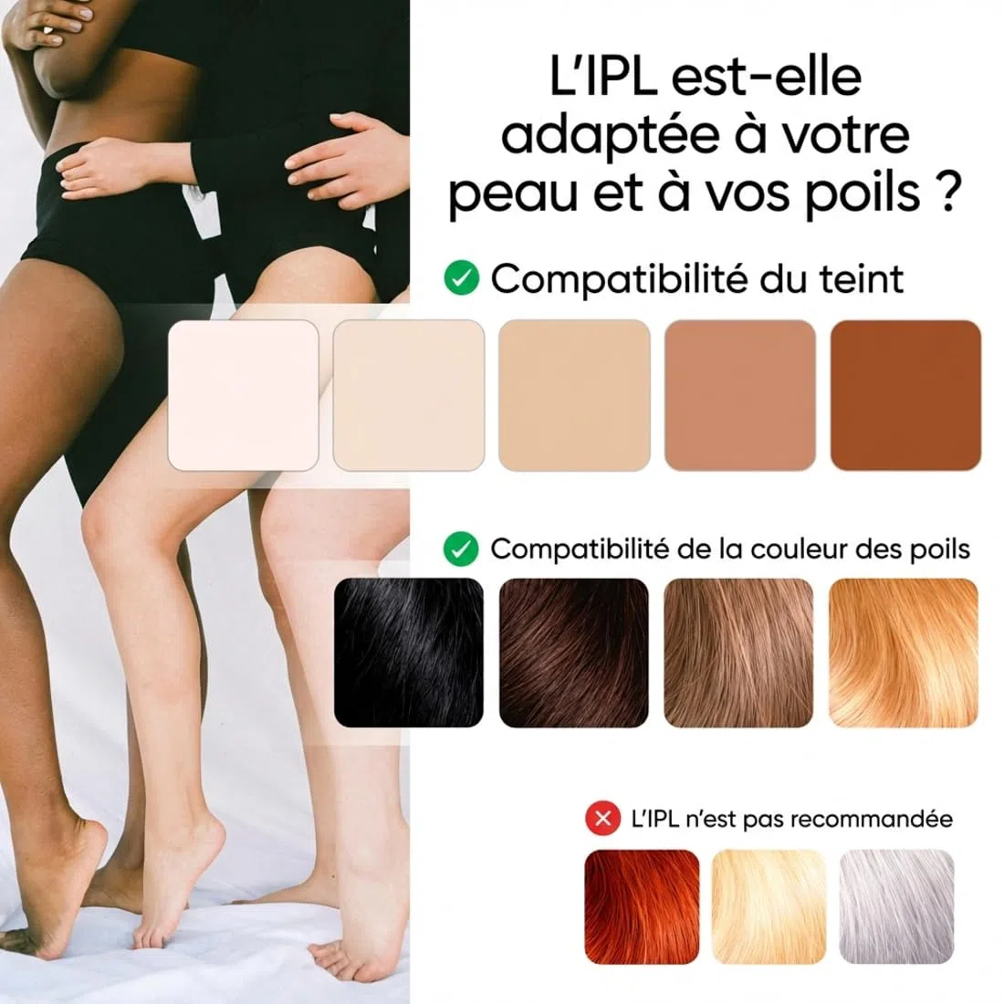 Sensica Sensilight PRO Épilateur à Lumière Pulsée IPL Sans Fil pour Femme & Homme, Épilation à Domicile, Fenêtre XL Corps, Fenêtre de Précision Visage, Mode Glisse Auto, 6 Niveaux d’Énergie