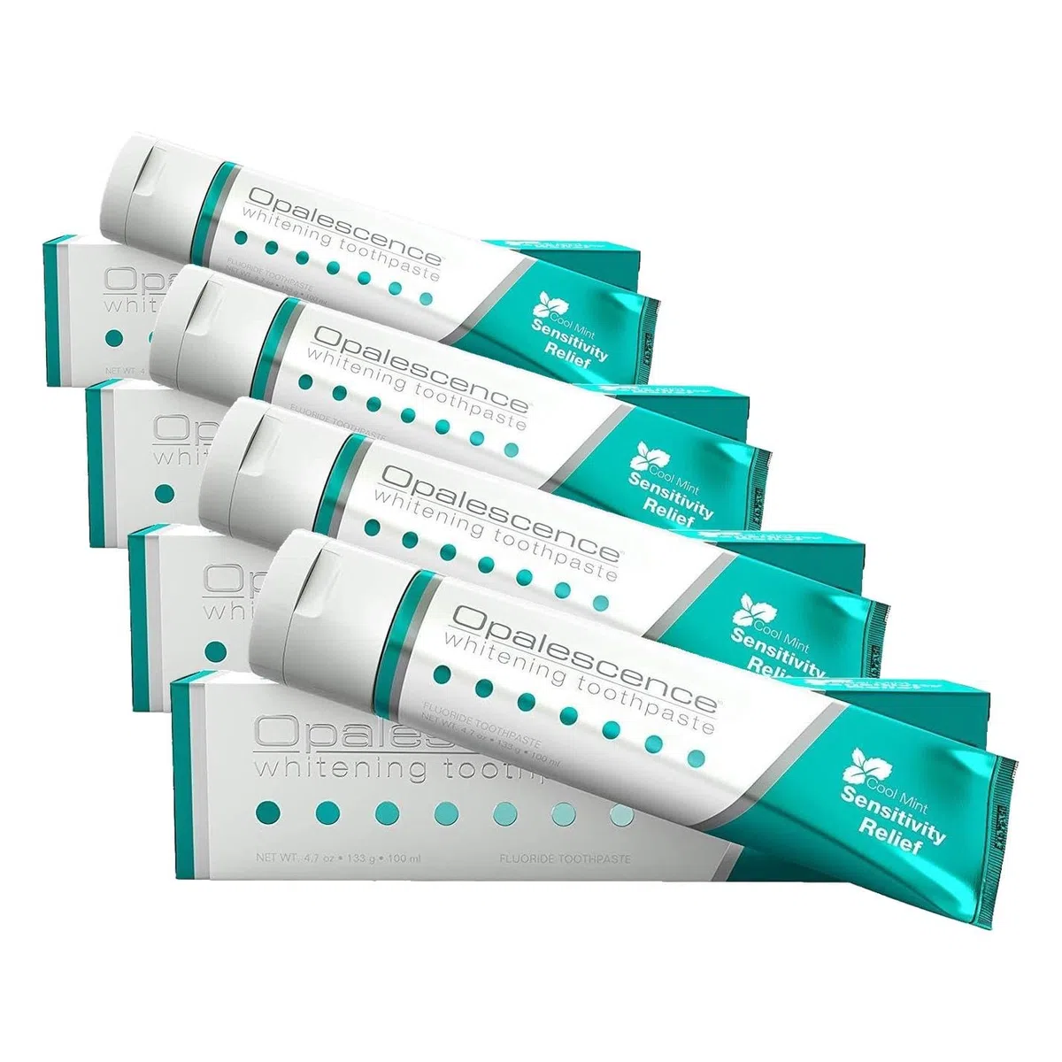 Ultradent Opalescence Dentifrice blanchissant Sensitive Sensitivity Relief Sensitive Menthe fraîche Pack avantage 3er (3x 133g) (Lot de 4)