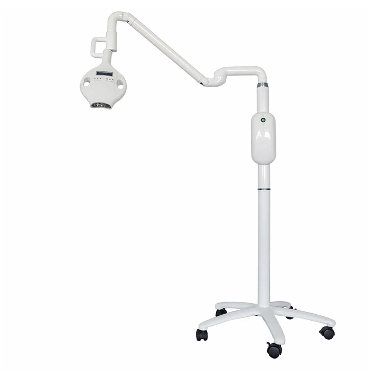 Appareil Professionnel De Blanchiment des Dents, Lampe LED Mobile De Blanchiment des Dents avec Bras Pivotant Flexible Et Roue Universelle Silencieuse pour Les Soins Bucco-dentaires