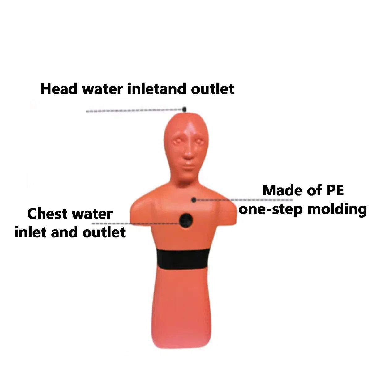 Mannequin De Formation Au Sauvetage Aquatique, Outils Pédagogiques De Prévention De La Noyade, Modèle De Formation Au Sauvetage Simulant La Noyade, Facile À Ranger(Yellow)
