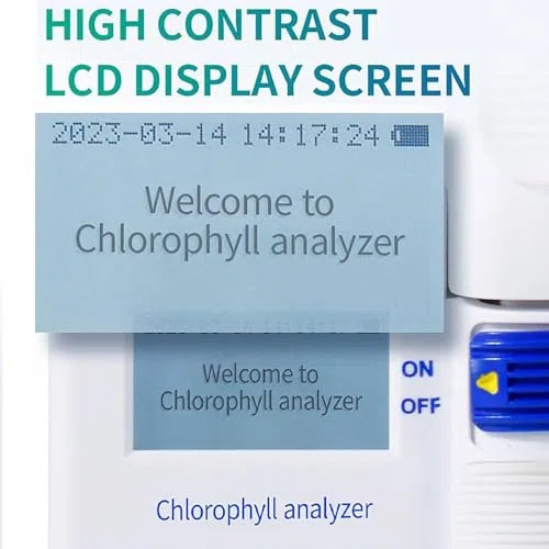 Compteur de chlorophylle portable, haute précision 0,0-99,9 SPAD, mesure rapide 0,8 s, stockage de 16 Go, pour analyse des plantes