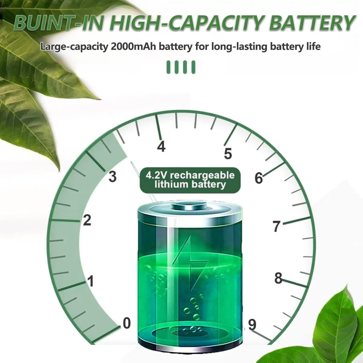 Compteur de chlorophylle portable, analyseur portatif avec exportation de données USB, détecte rapidement la chlorophylle/azote/température/humidité