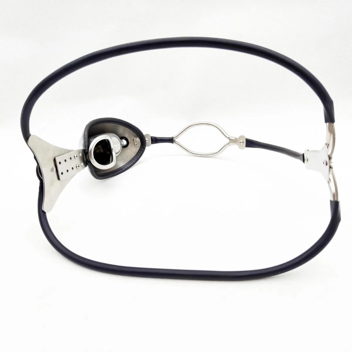 Ceinture De Chasteté Pour Homme Ceintures Pénis Inversée Cceintures Avec Serrure Metal Chastity Belt Acier Men Métal Sissy Male Man Cage À Pink,black-90CM-110CM