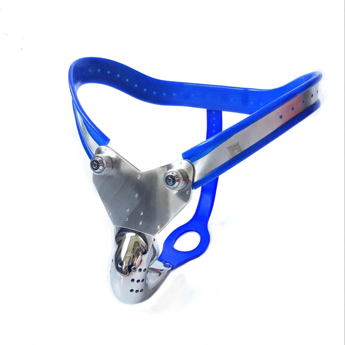 Chastity Belt Men Metal Ceinture Chasteté Métal Homme De Plate Avec Serrure Cage Urètre Acier Pour À Pénis Ceintures Sissy Male Man Cceintures Inversée 96-102 cm